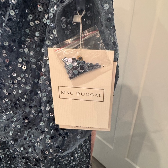 Mac Duggal Midnight Sequin Dress - Picture 5 of 6